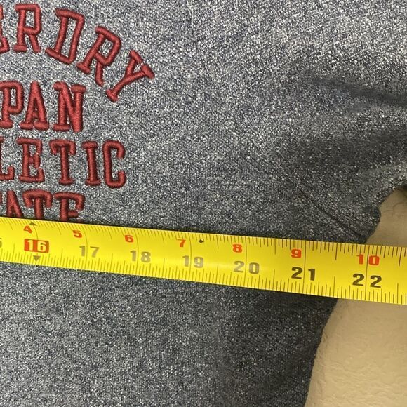 SUPERDRY Men’s “The Superstate Polo” Long Sleeves Bluish Gray Polo Shirt Size XL - Picture 6 of 6